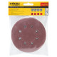 SIGMA Шлифовальный круг 8 отверстий Ø125мм P320 (10шт) (9122731)