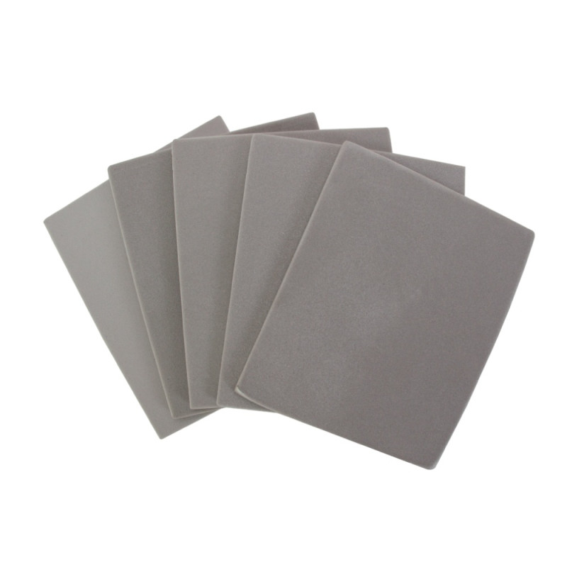 SIGMA Губка шлифовальная односторонняя 115×140мм P1200 (5шт) (9130381)