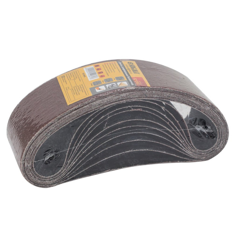 SIGMA Лента шлифовальная бесконечная 75×533мм P60 (10шт) (9152061)