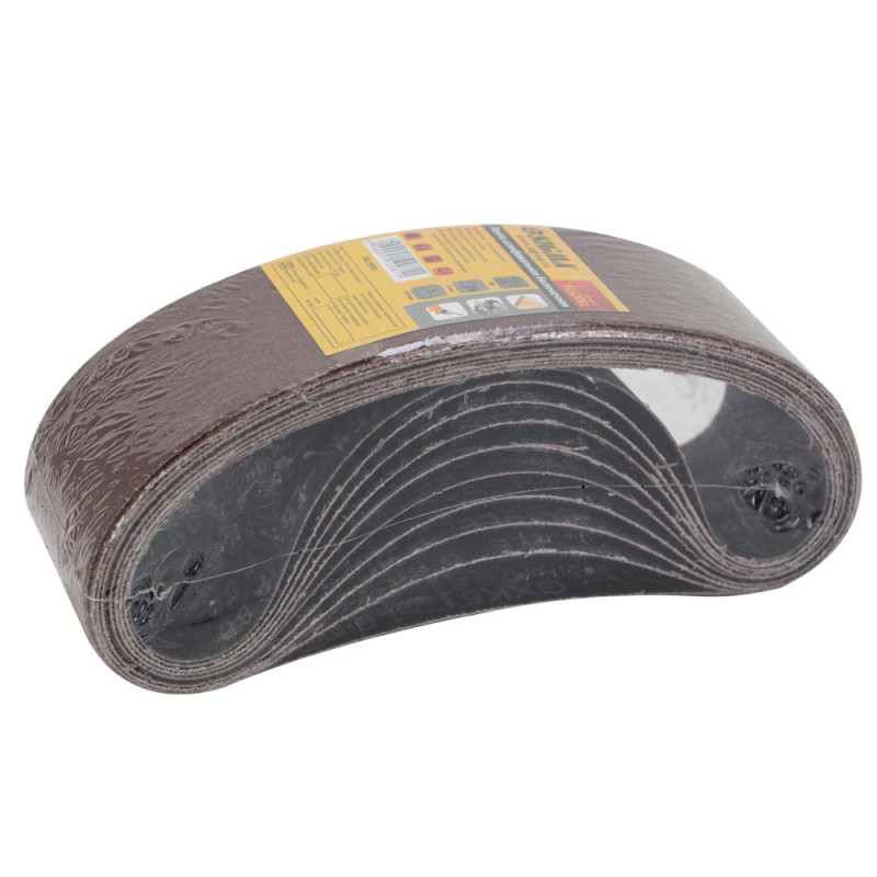 SIGMA Лента шлифовальная бесконечная 75×533мм P80 (10шт) (9152081)