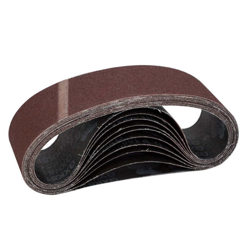 SIGMA Лента шлифовальная бесконечная 75×533мм P100 (10шт) (9152101)