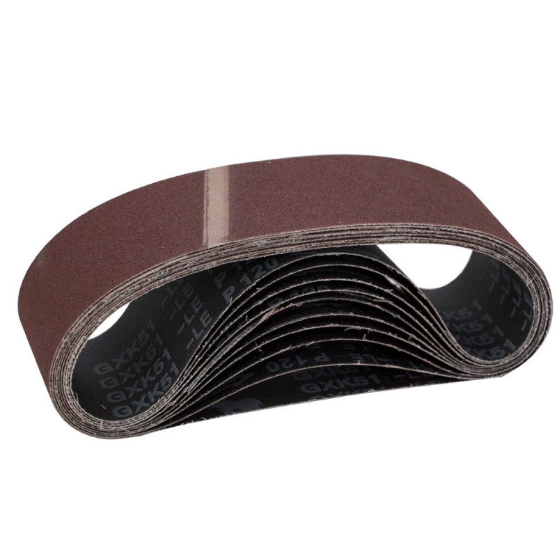 SIGMA Лента шлифовальная бесконечная 75×533мм P120 (10шт) (9152121)