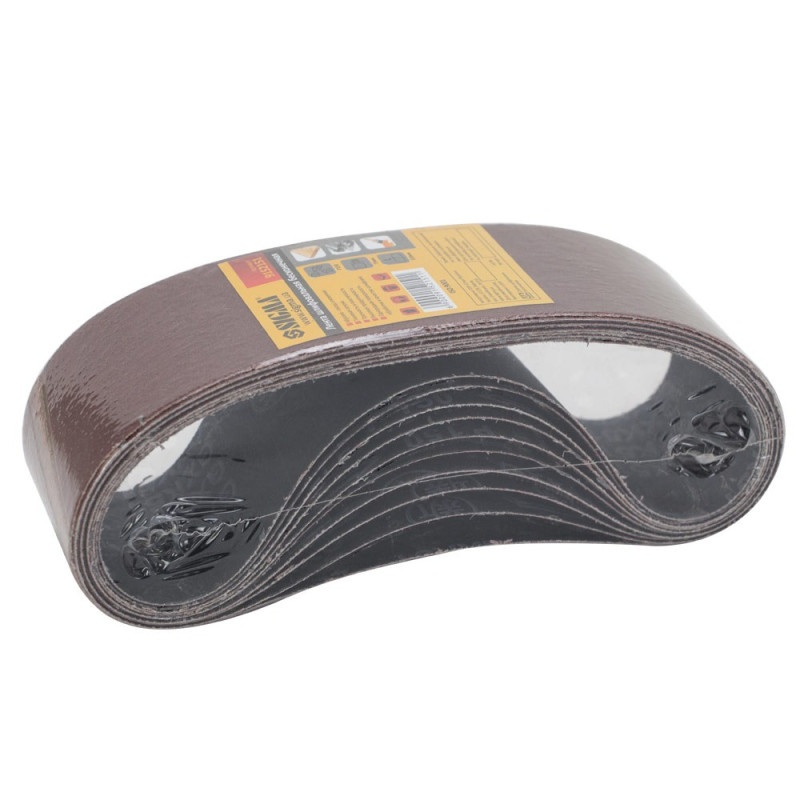 SIGMA Лента шлифовальная бесконечная 75×533мм P150 (10шт) (9152151)