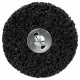 SIGMA Круг зачистный из нетканого абразива (коралл) Ø100мм с держателем черный мягкий (9175281)