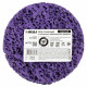 SIGMA Круг зачистный из нетканого абразива (коралл) Ø100мм без держателя фиолетовый жесткий (9175661)