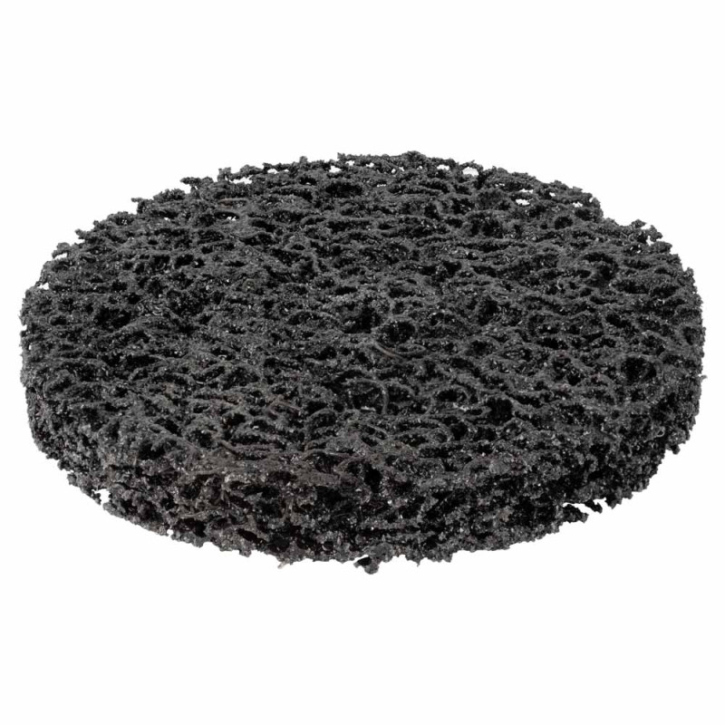 SIGMA Круг зачистный из нетканого абразива (коралл) Ø100мм без держателя черный мягкий (9175821)