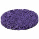SIGMA Круг зачистный из нетканого абразива (коралл) Ø125мм на липучке фиолетовый жесткий (9176161)
