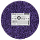 SIGMA Круг зачистный из нетканого абразива (коралл) Ø125мм на липучке фиолетовый жесткий (9176161)