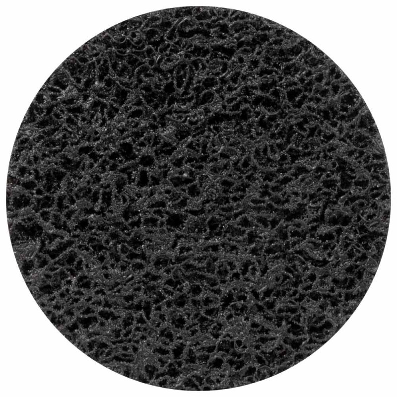 SIGMA Круг зачистный из нетканого абразива (коралл) Ø125мм на липучке черный мягкий (9176261)
