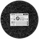 SIGMA Круг зачистный из нетканого абразива (коралл) Ø125мм на липучке черный мягкий (9176261)