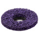 SIGMA Круг зачистный из нетканого абразива (коралл) Т27 Ø125×22.23мм фиолетовый жесткий (9176661)