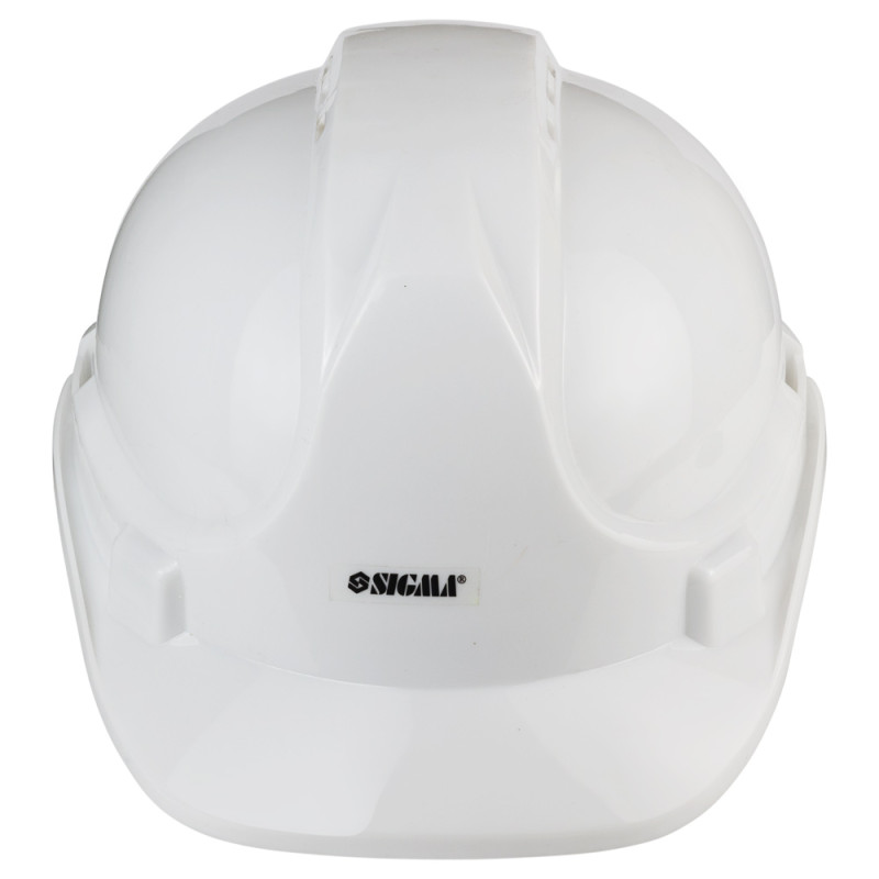 SIGMA Каска строительная 8 точек крепления (белая) (9414501)
