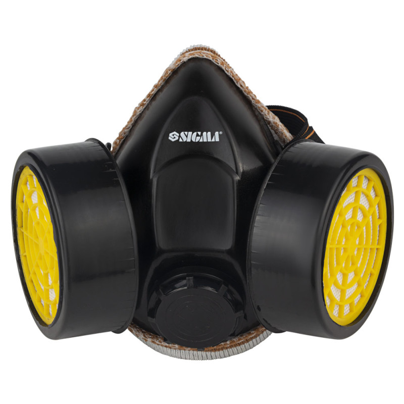 SIGMA Респиратор с угольным фильтром (2 фильтра) (9422211)