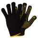 SIGMA Перчатки трикотажные с точечным ПВХ покрытием р10 Универсал (черные) (9442651) (12 пара)
