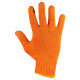 Grad Перчатки трикотажные с ПВХ точкой р10 Лайт (оранжевые) (9442775) (12 пара)