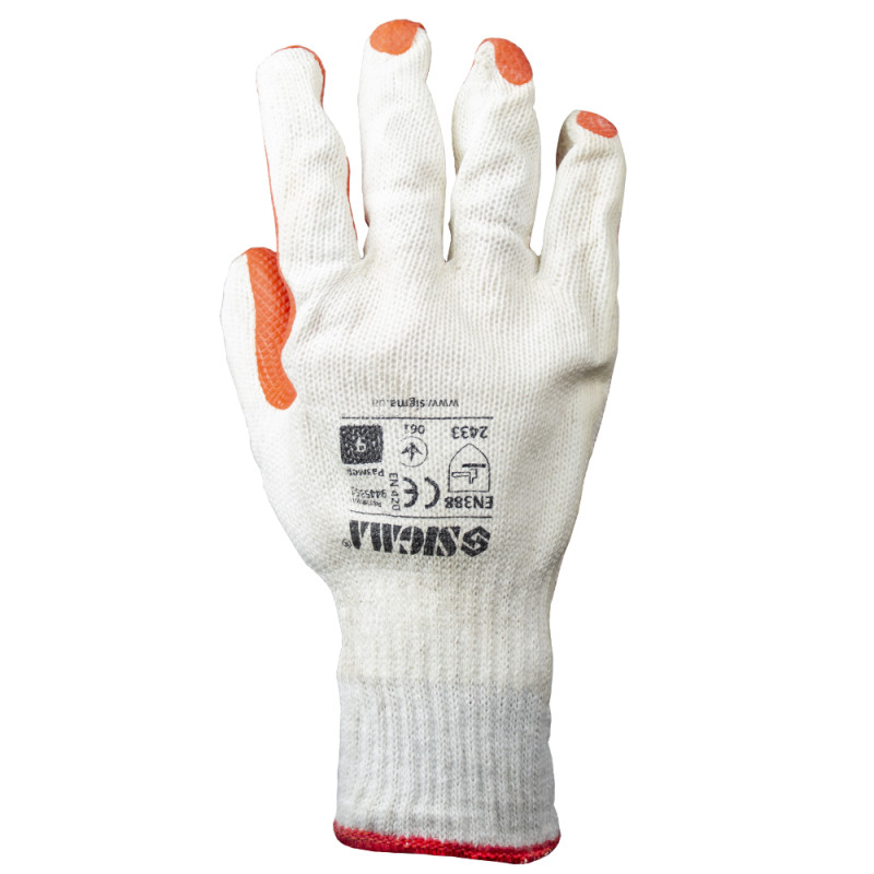 SIGMA Перчатки стекольщика (манжет) (9445351)