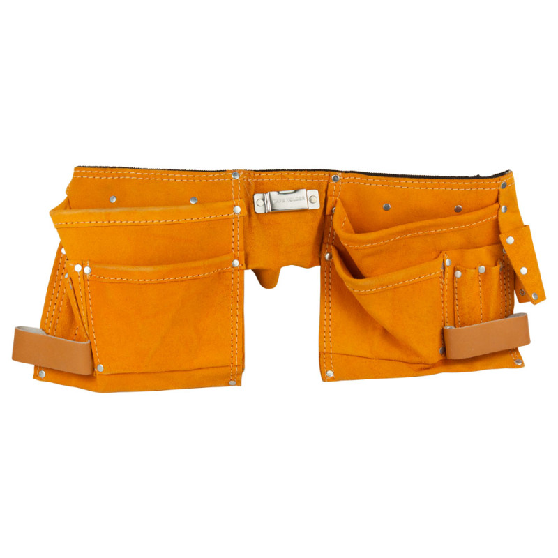 SIGMA Пояс слесарный (кожаный) 12 карманов (9450351)