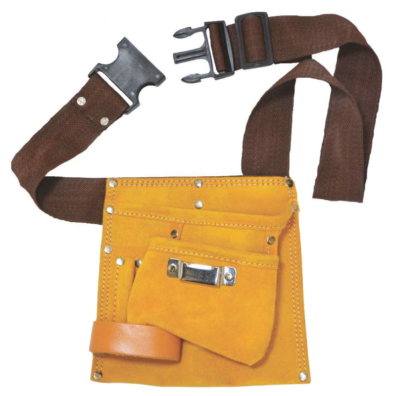 Grad Пояс слесарный (кожаный) 5 карманов (9450755)