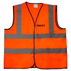SIGMA Сигнальный жилет оранжевый 4 с/о полосы XXL (9451281)