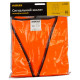 SIGMA Сигнальный жилет оранжевый 4 с/о полосы XXL (9451281)