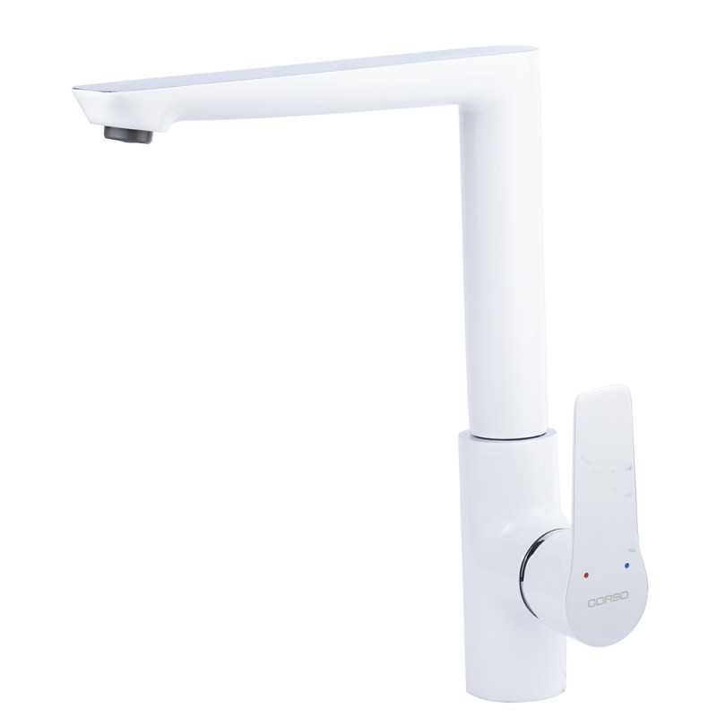 Corso Змішувач GARDA Ø35 для кухні Г-излив на гайці 9605103 (BC-4B221W)