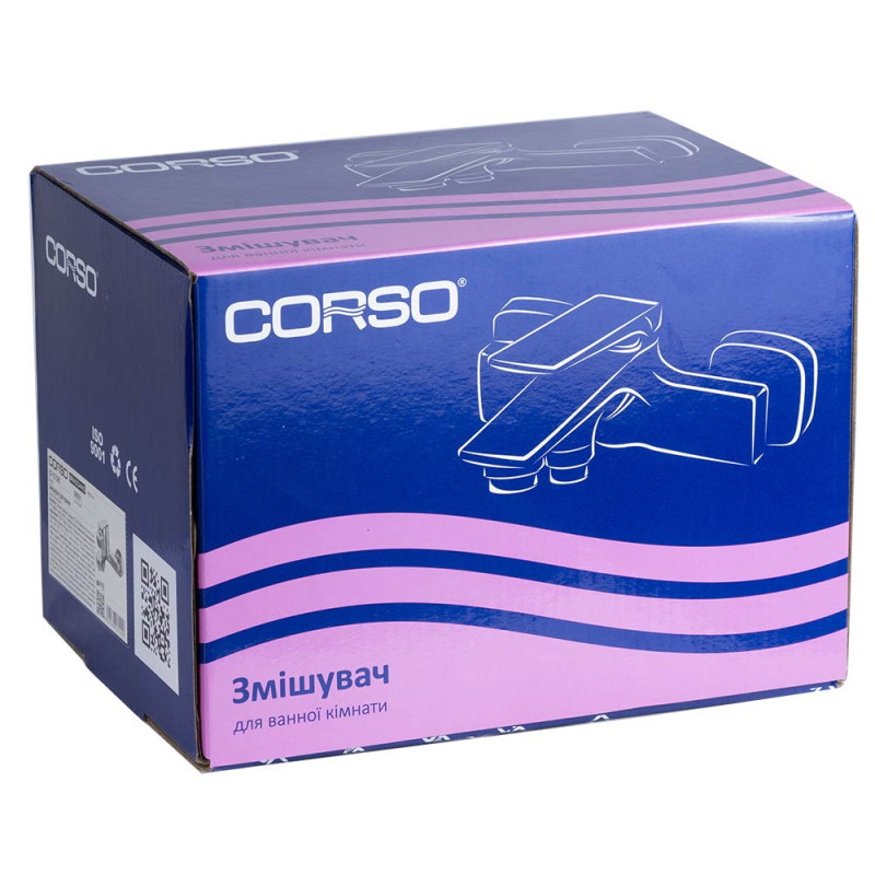 Corso Змішувач BRACCIANO Ø35 для ванни литий CF-1C136C (9617200)