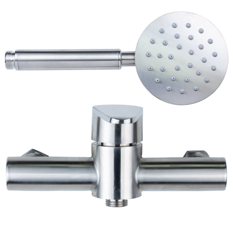 AQUATICA Змішувач HT Ø35 для душа SS HT-1D171P (9719301)