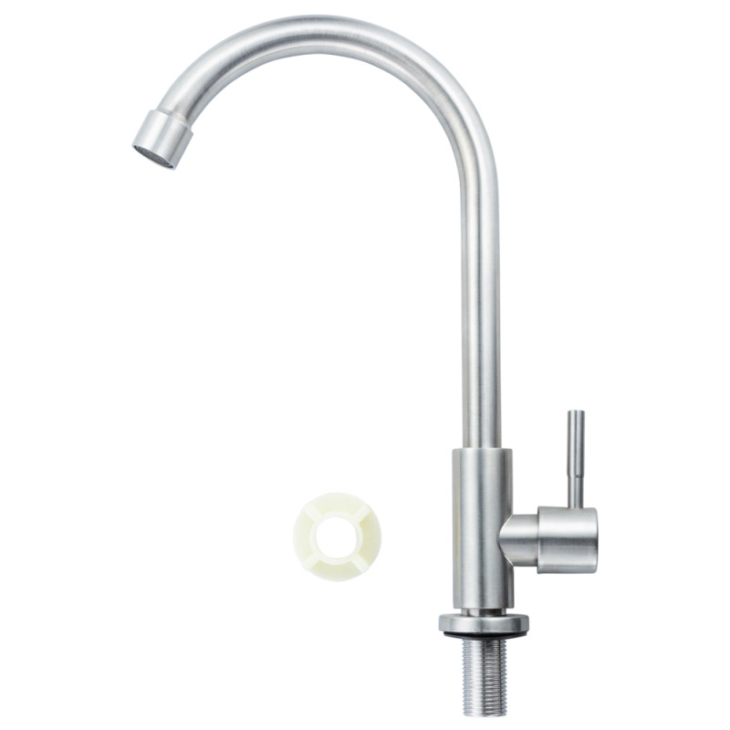 AQUATICA Змішувач KT 1/2" монокран на гайці SS KT-1G170P (9722601)