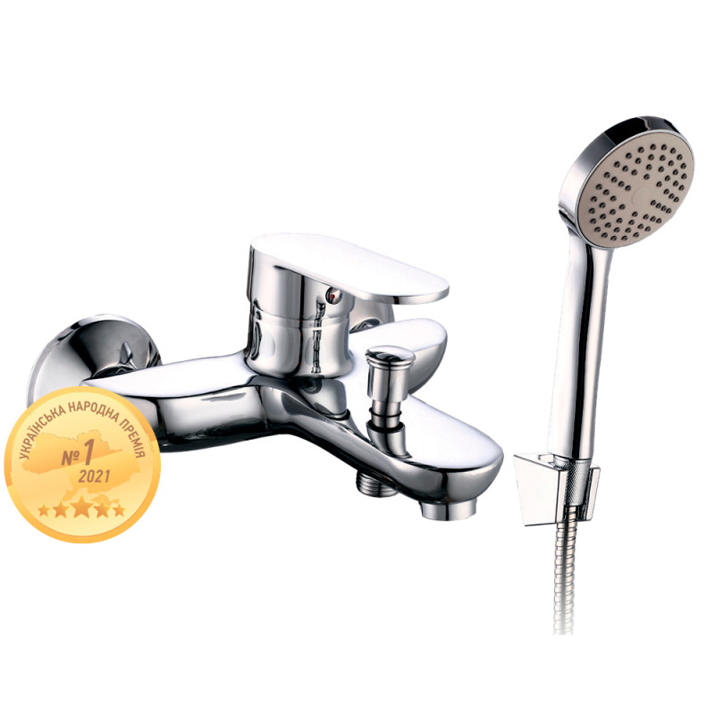 AQUATICA Змішувач s33 Ø40 для ванни литий (9733200)