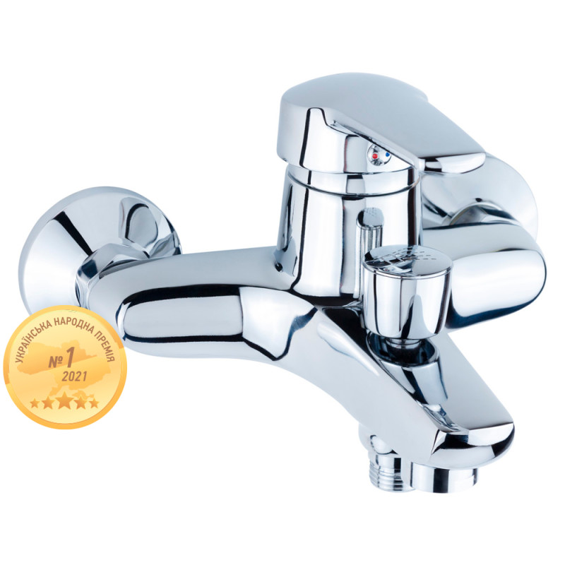 AQUATICA Змішувач HM Ø40 для ванни литий HM-1C131C (9736200)