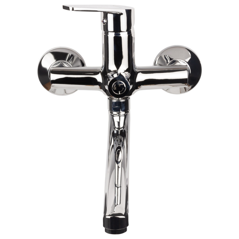 AQUATICA Змішувач s37 Ø35 для ванни ізлив прямий 350мм дивертор вбудований картриджний (9737220)