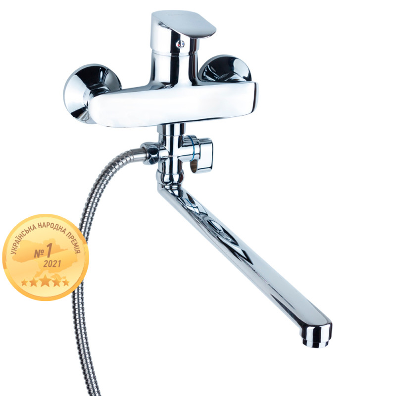 AQUATICA Змішувач KN Ø40 для ванни KN-3C228C (9738230)