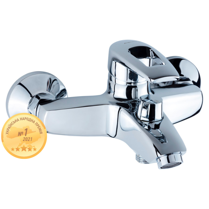 AQUATICA Змішувач KM Ø35 для ванни литий KM-1C133C (9740200)