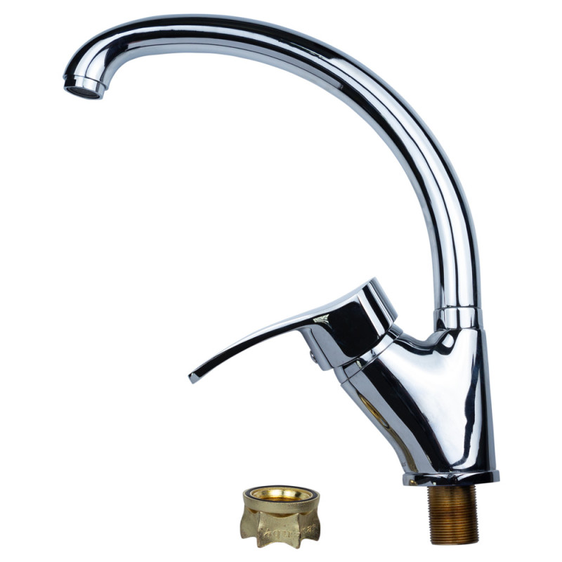 AQUATICA Змішувач ML Ø40 для кухні гусак вухо лат. шток на гайці ML-4B441C (9746100)