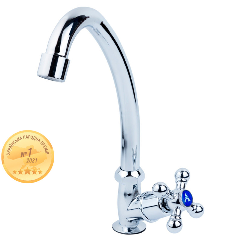 AQUATICA Змішувач s83 ½" монокран на гайці (КРАТНО 3ШТ) QM-1G159C (9783600) (3 шт)