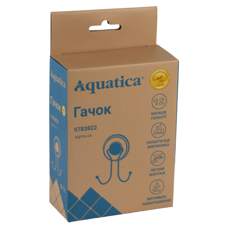 AQUATICA Гачки на вакуумних присосках s38 93×64×125мм (9783822)