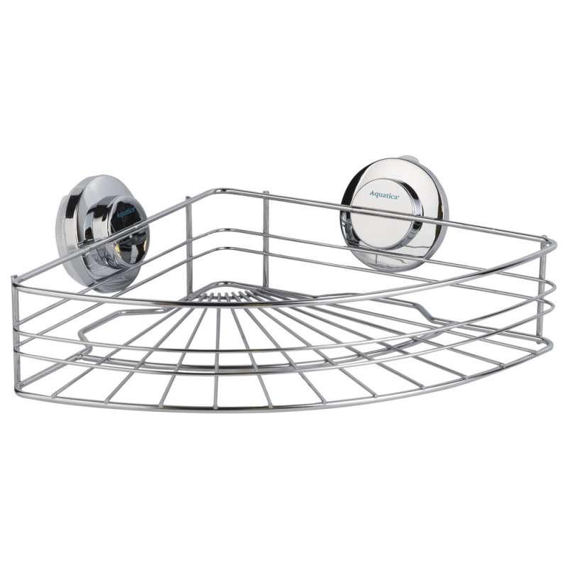 AQUATICA Кошик на вакуумних присосках кутовий s38 294×210×90мм (9783831)