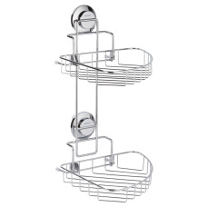 AQUATICA Кошик на вакуумних присосках подвійний s38 212×252×373мм (9783832)