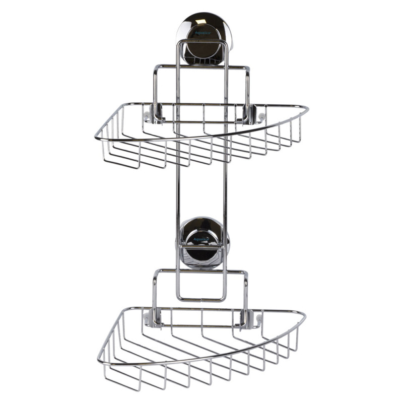 AQUATICA Кошик на вакуумних присосках подвійний s38 212×252×373мм (9783832)