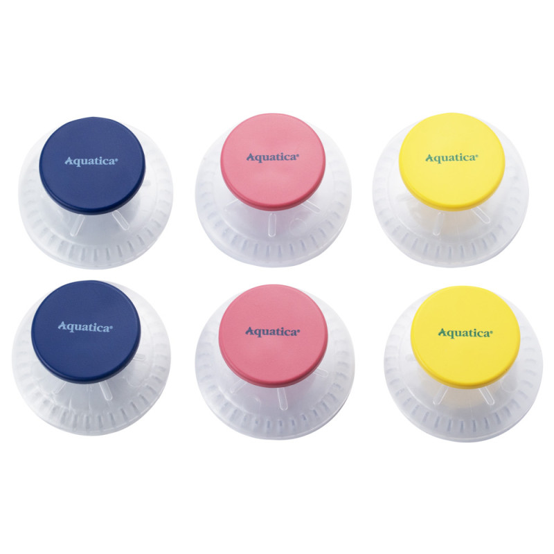 AQUATICA Гачки на вакуумних присосках s42 Ø40×40мм кольорові (6шт) (9784281)