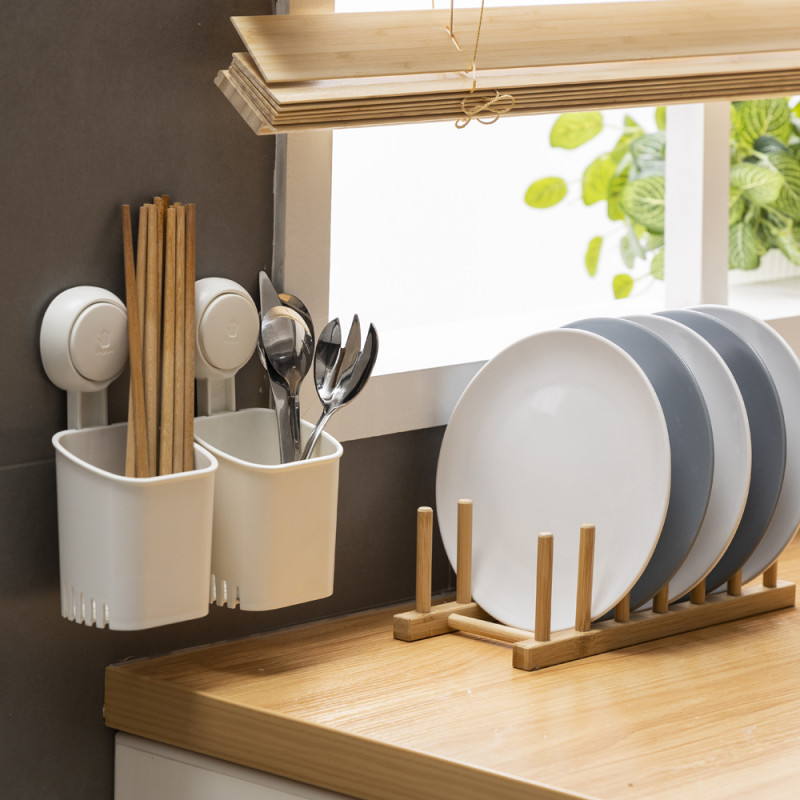 AQUATICA Склянка на вакуумній присосці s42 94×92×195мм (9784287)