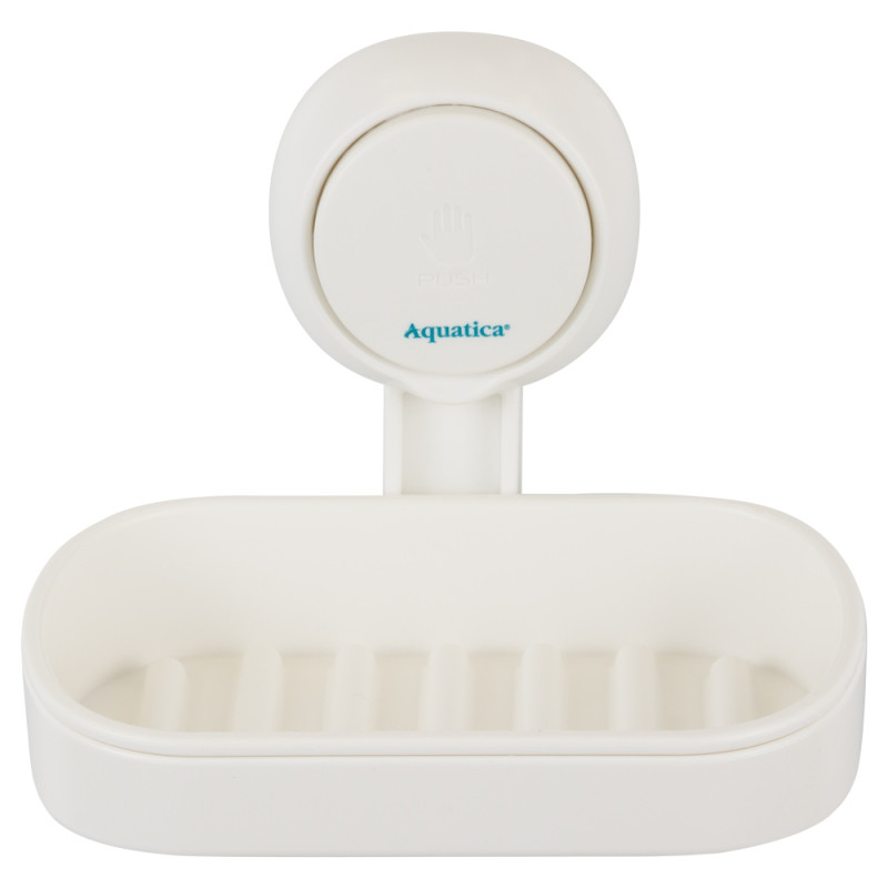 AQUATICA Мильниця на вакуумній присосці s42 142×103×111мм (9784289)