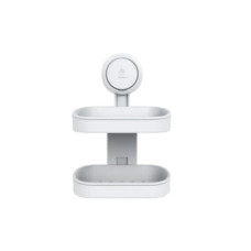 AQUATICA Мильниця на вакуумній присосці подвійна s42 142×111×201мм (9784290)