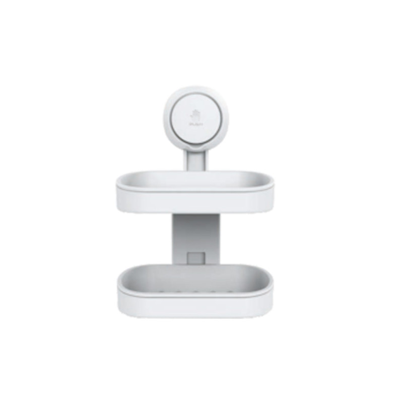 AQUATICA Мильниця на вакуумній присосці подвійна s42 142×111×201мм (9784290)