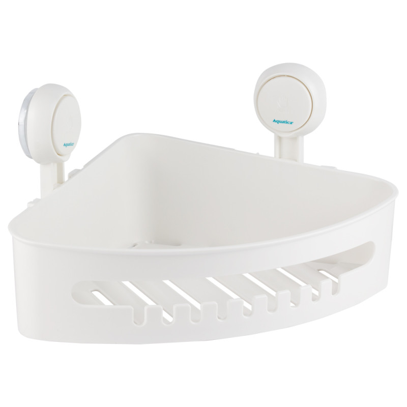 AQUATICA Кошик на вакуумних присосках кутовий s42 255×255×105мм (9784293)