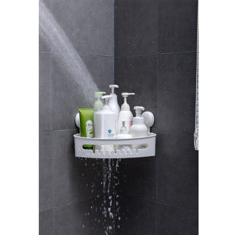 AQUATICA Кошик на вакуумних присосках кутовий s42 255×255×105мм (9784293)