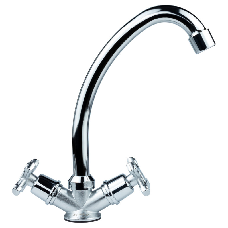 AQUATICA Змішувач QN 1/2" для кухні економ на шпильці QN-2B158C (9786100) (2 шт)