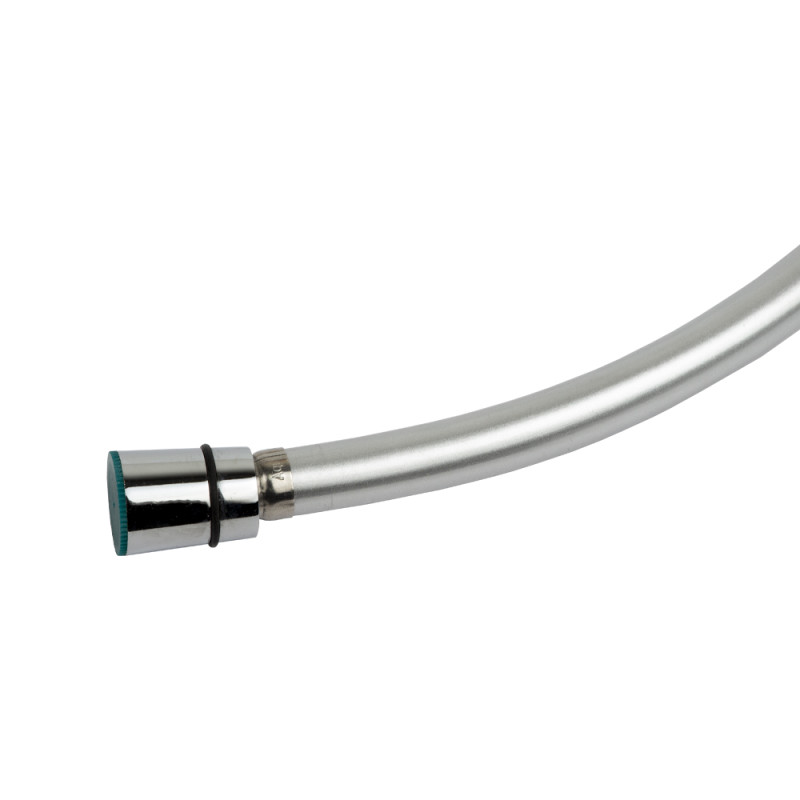 AQUATICA Шланг для душу 1/2" PVC 3-х шаровий з сріблястим підшипником 150см XB-0173 (9791611)