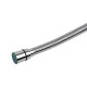AQUATICA Шланг для душа 1/2" SS усиленный хромированный растяжной с подшипником 150-210см XB-6153 (9792010)