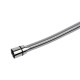 AQUATICA Шланг для душа 1/2" SS усиленный хромированный растяжной с подшипником 150-210см XB-6153 (9792010)